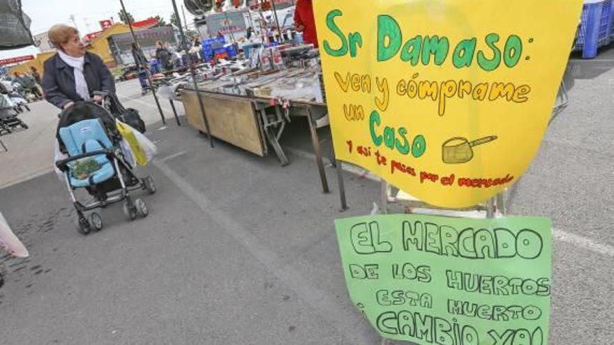 Nueva protesta de los mercaderes de Orihuela