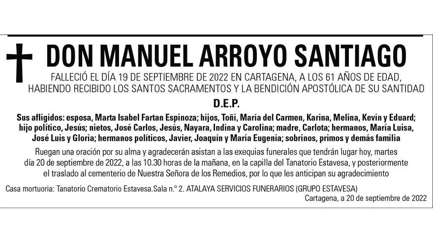 D. Manuel Arroyo Santiago