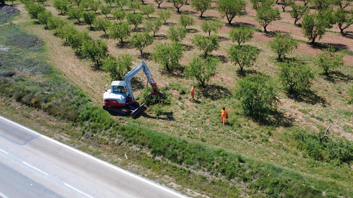 Comienzan las obras en la CV-470 entre Utiel y Camporrobles.