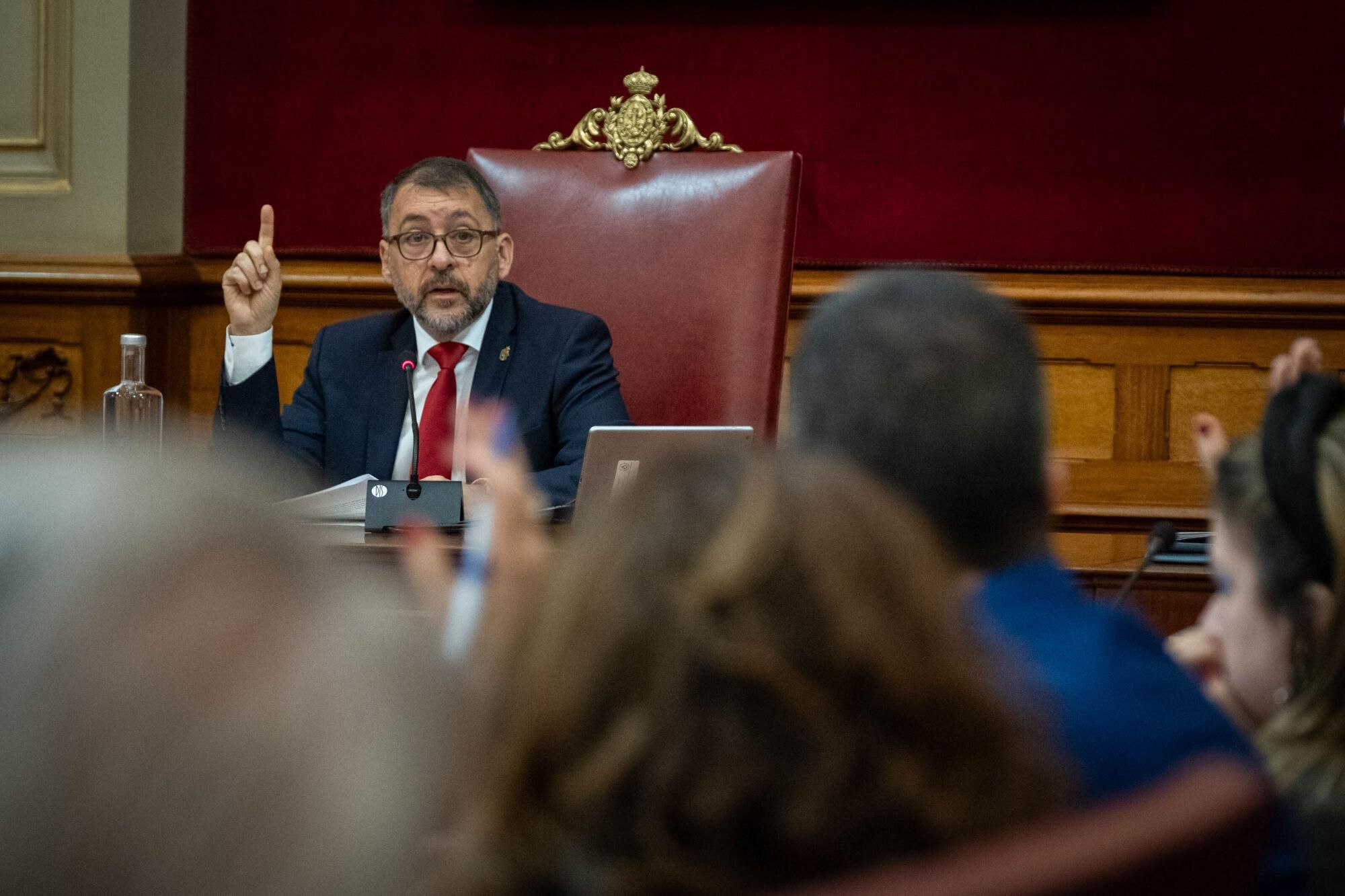 Pleno del Ayuntamiento de Santa Cruz 