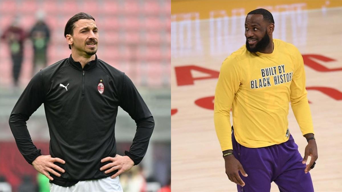 Ibrahimovic y Lebron James tuvieron un encontronazo verbal