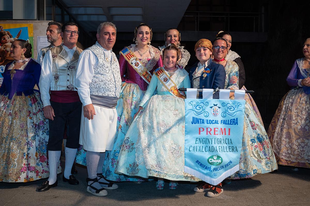 Representantes de la falla la Verge.