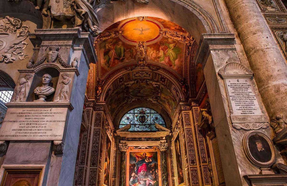 Basilica of Santa Maria del Popolo, Rome, Italy