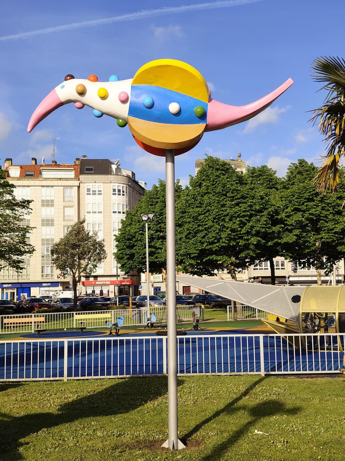 Sada restaura su pájaro de Peteiro.
