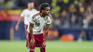 Lamine Yamal, durante el partido de España contra Serbia