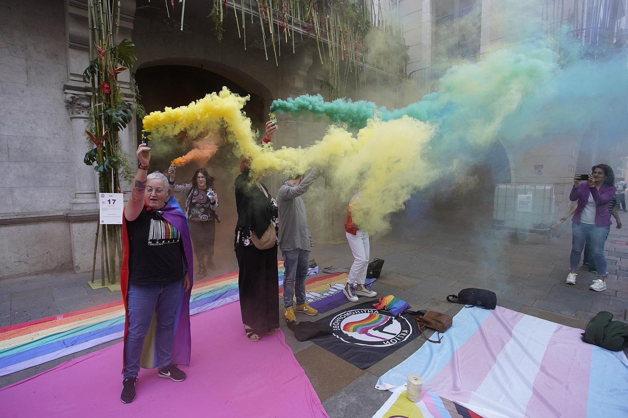 Concentració a Girona pel Dia Internacional contra l’LGTBI-fòbia