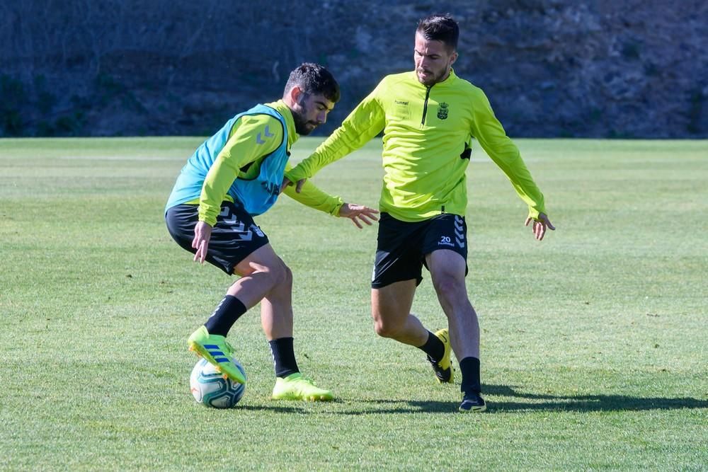 Entrenamiento de la UD Las Palmas previo al derby canario