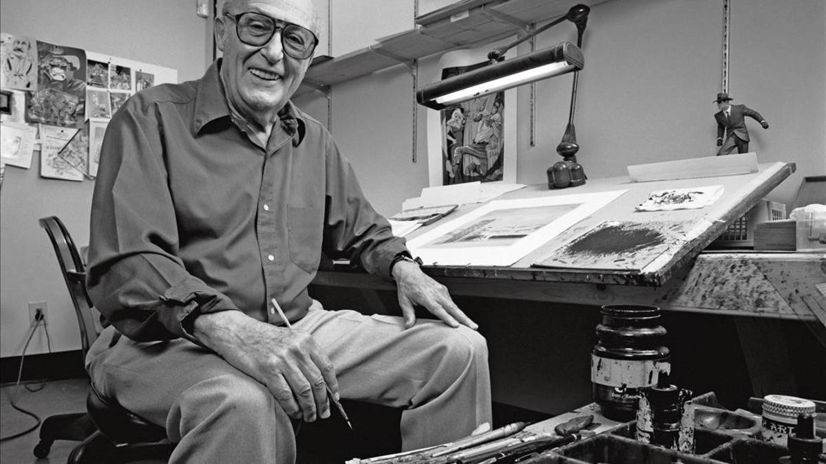 El artista estadounidense Will Eisner, padre de la novela gráfica.