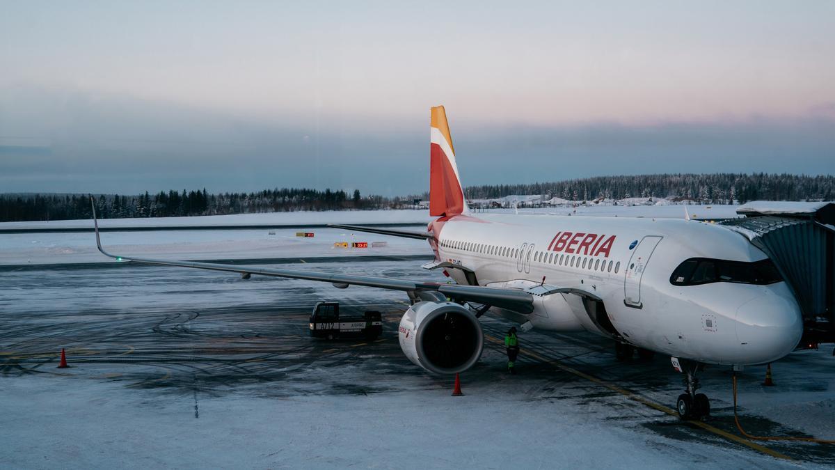 Un avión de Iberia en una imagen de archivo.