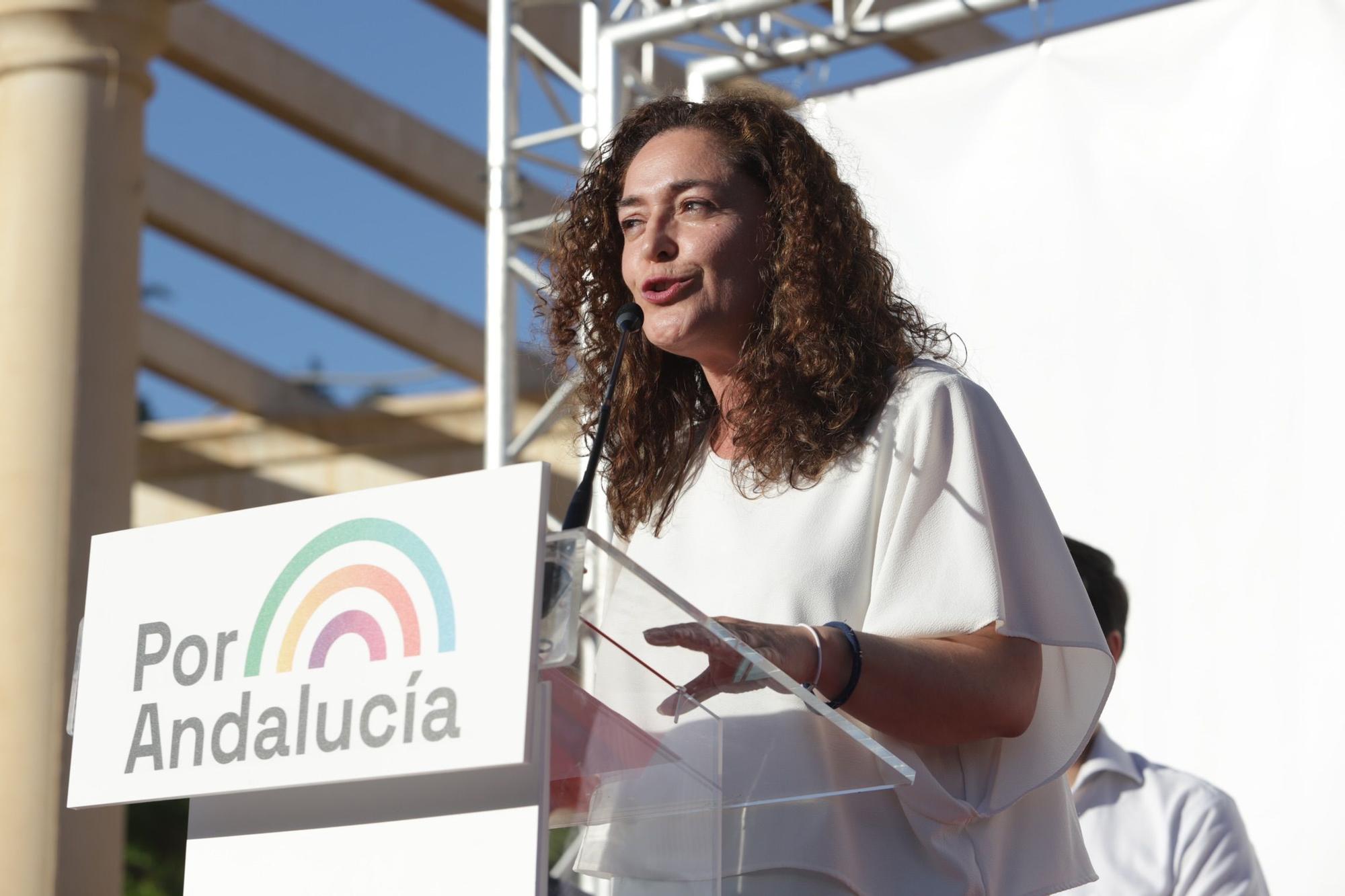 Las imágenes del mitin de precampaña de Alberto Garzón en Málaga