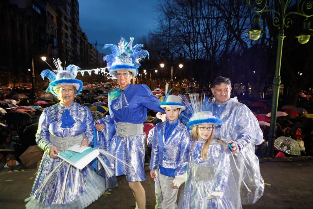 Carnaval en Gijón 2018: entrega de premios a los mejores disfraces.