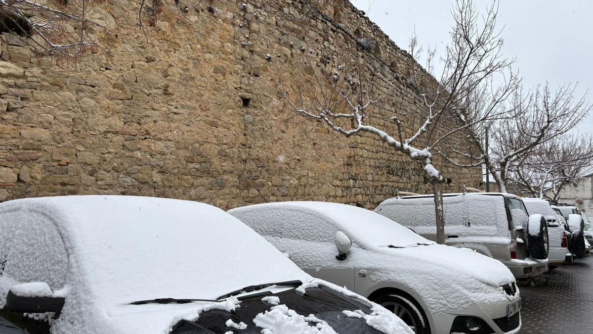 Las imágenes de Morella cubierta de nieve en Navidad