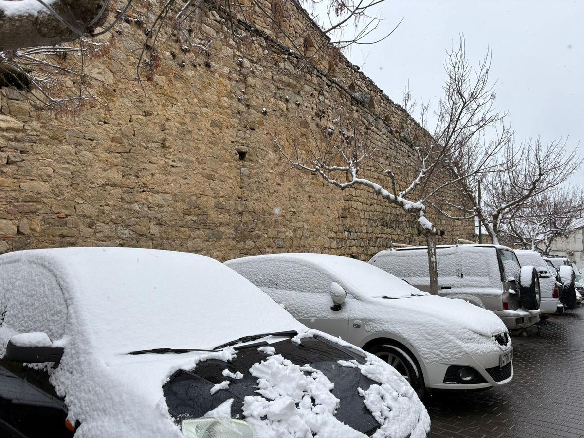 Las imágenes de Morella cubierta de nieve en Navidad