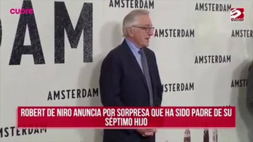 Robert De Niro y los siete: papá por séptima vez