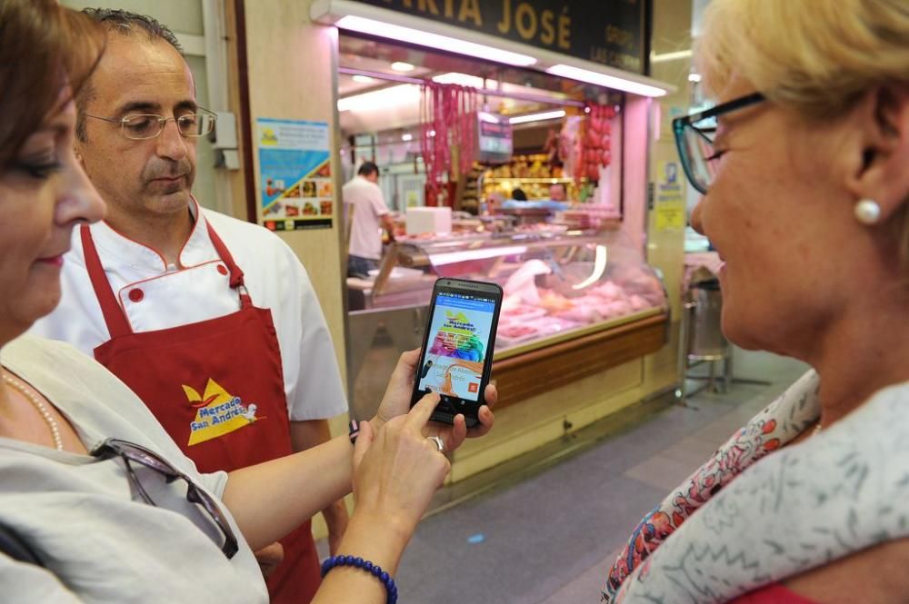 El mercado de abastos de San Andrés se sube al carro de las ventas por internet