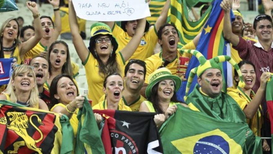 Brasil celebra la victoria de la &#039;canarinha&#039;