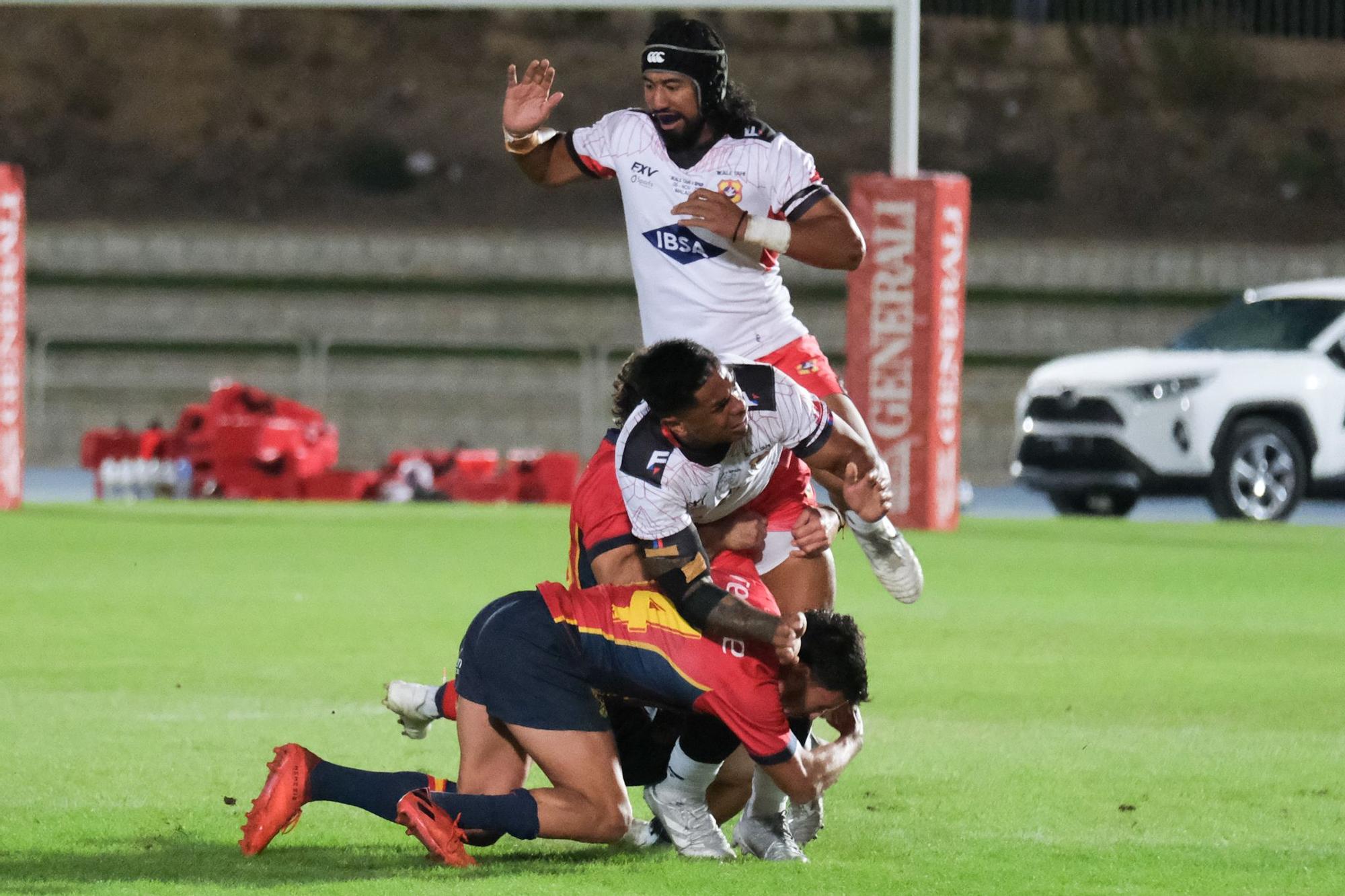 Málaga disfruta del España - Tonga de rugby