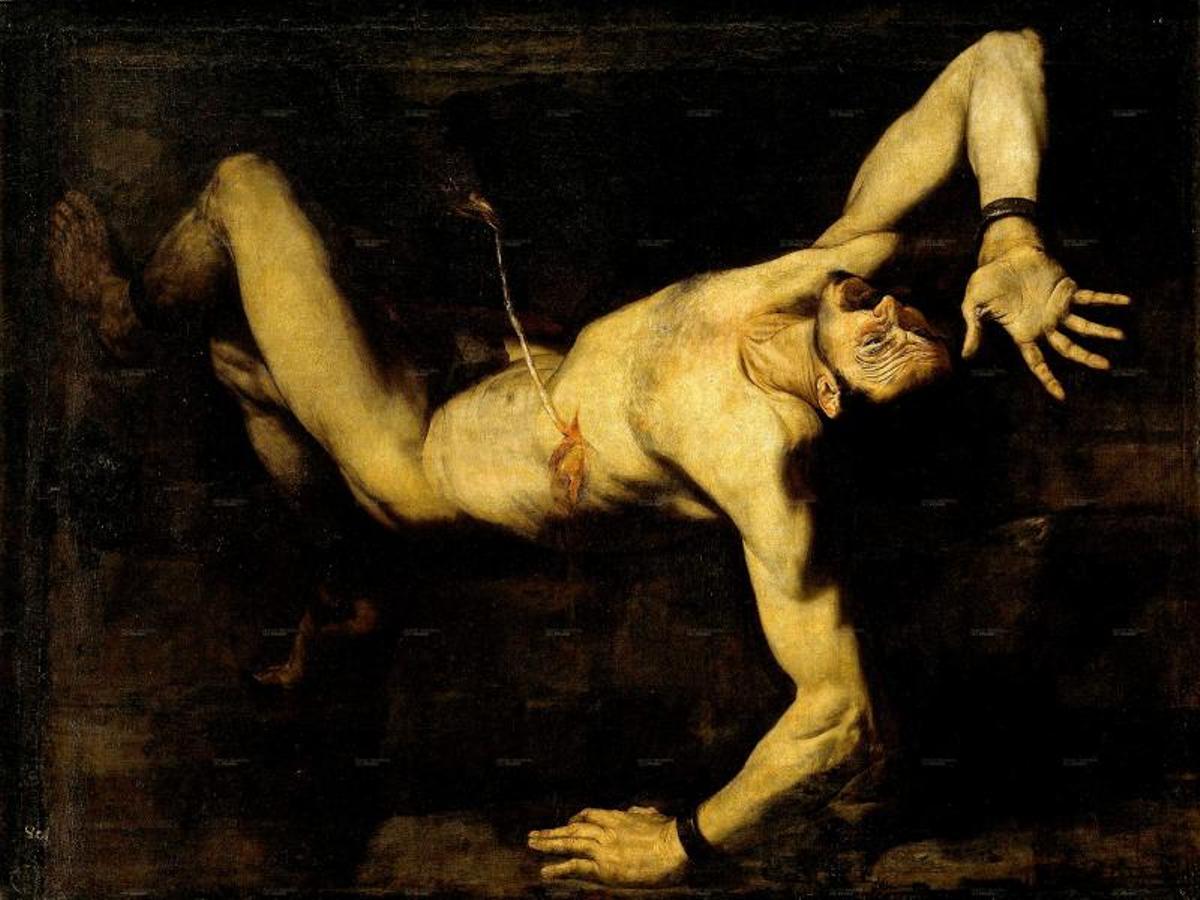 El mito de Ticio según José de Ribera