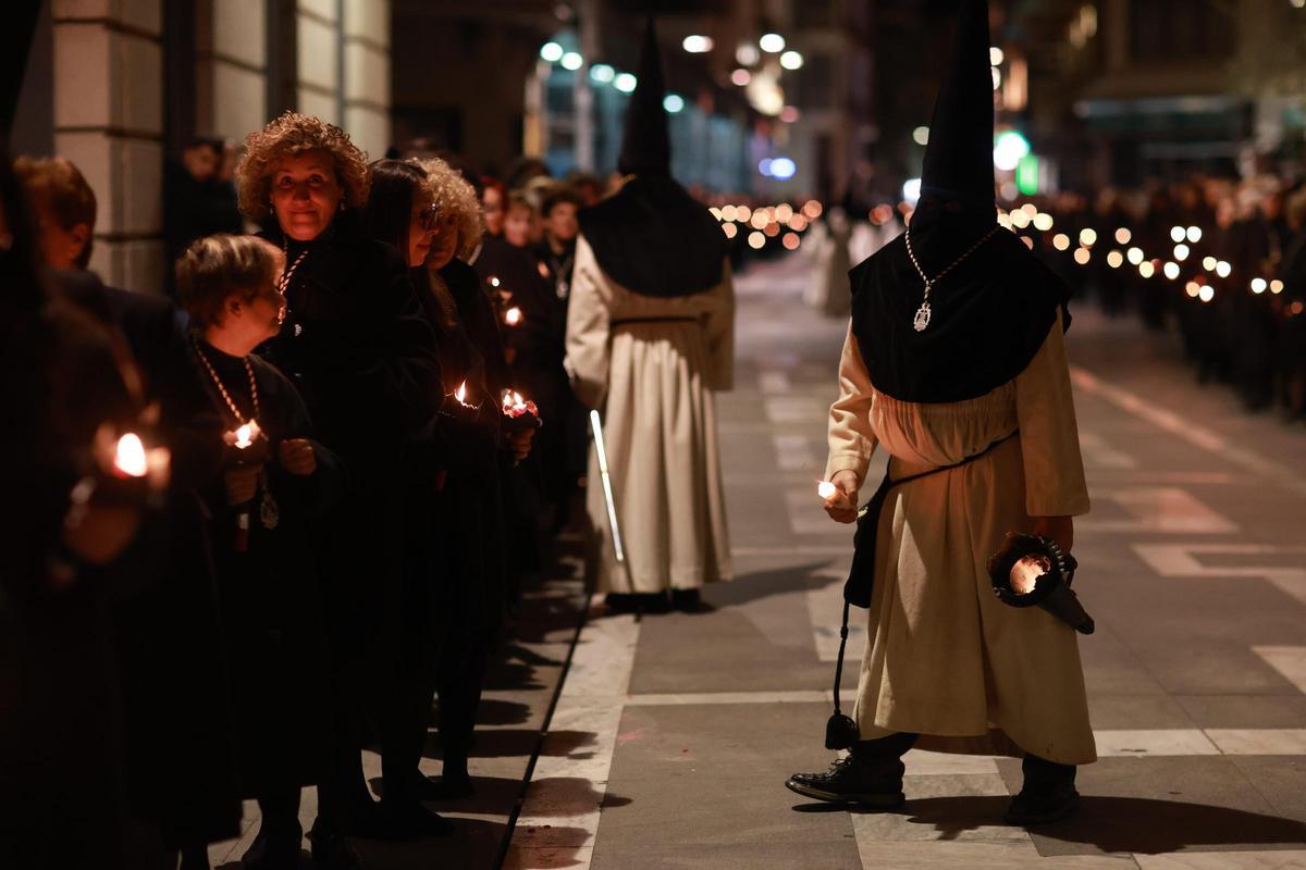 GALERÍA | Las imágenes de los momentos más emotivos de la procesión de Nuestra Madre de las Angustias este Viernes Santo en Zamora
