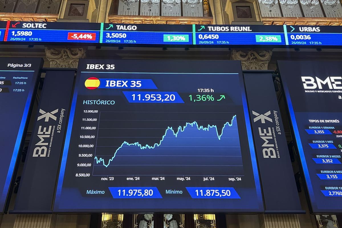 L’Ibex 35 tanca en màxims mai vistos en els últims 17 anys L’Ibex 35 tanca en màxims mai vistos en els últims 17 anys