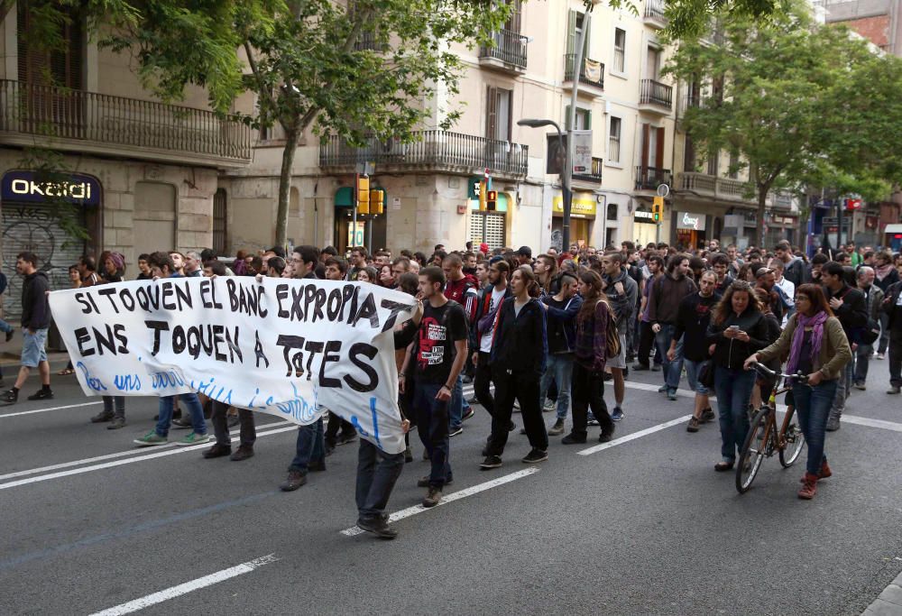 Segona nit de disturbis a Gràcia