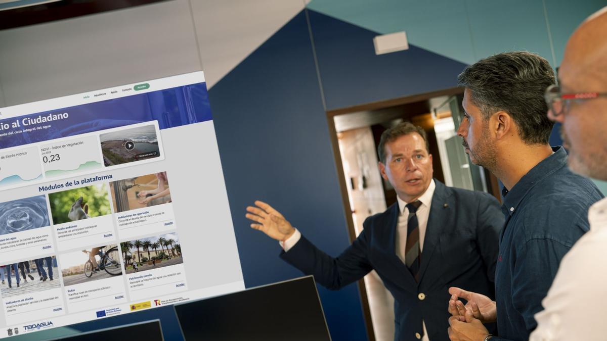 El Ayuntamiento de La Laguna y Teidagua exponen a la ciudadanía los datos sobre la gestión del agua