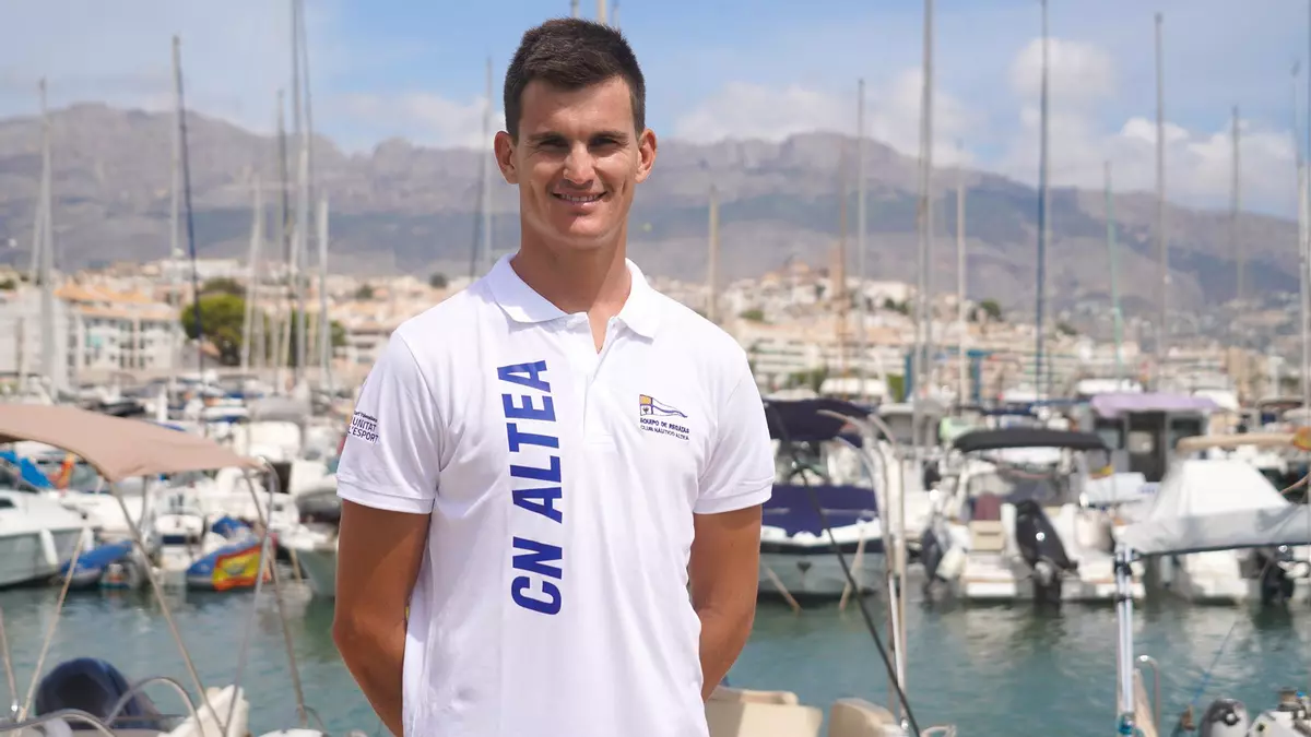 El regatista del Club Náutico de Altea, Gonzalo Suárez, en el Equipo Olímpico 2028