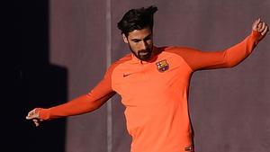 André Gomes, en las instalaciones del Joan Gamper.