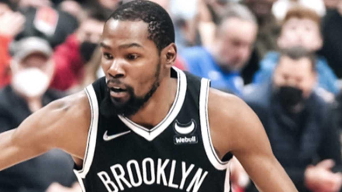 Kevin Durant fue el líder de los Nets.