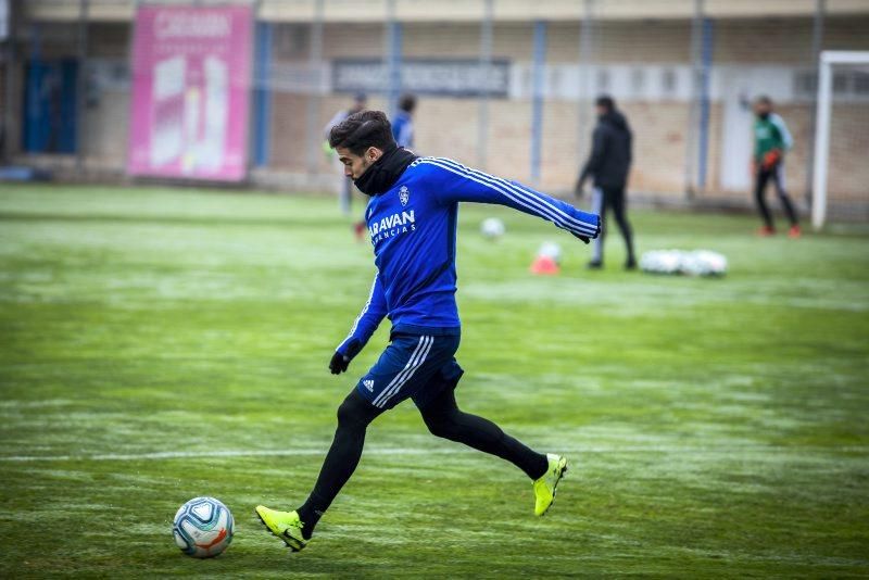 Entrenamiento del Real Zaragoza de hoy 30 de diciembre