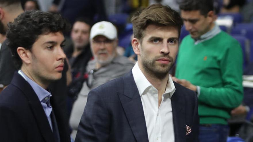 Un primer plano de Gerard Piqué.