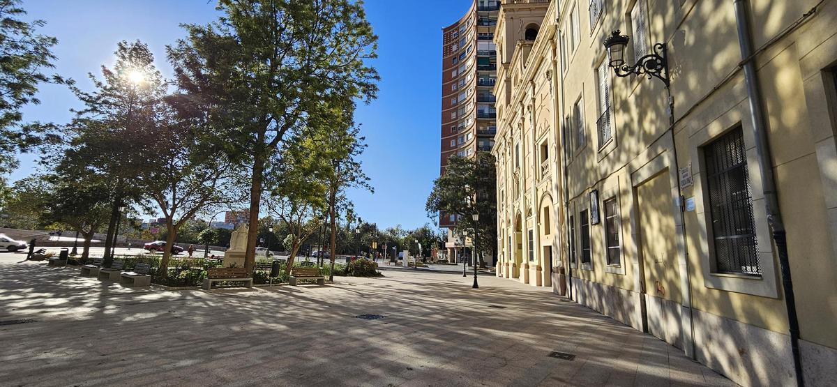 Así es la nueva Plaza de Santa Mónica de València Así es la nueva Plaza de Santa Mónica de València