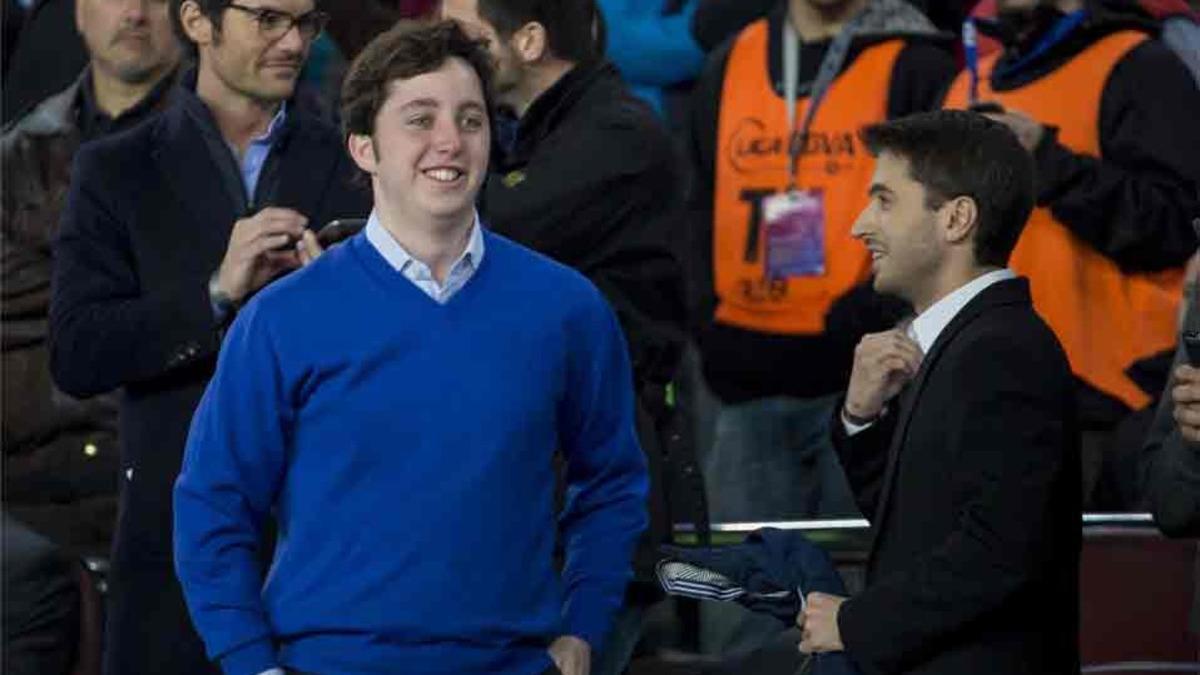 El Pequeño Nicolás, en el Camp Nou