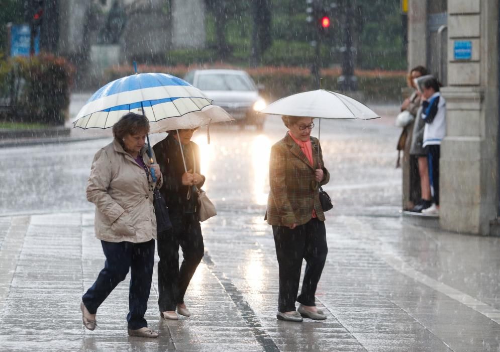 Tormenta en Oviedo