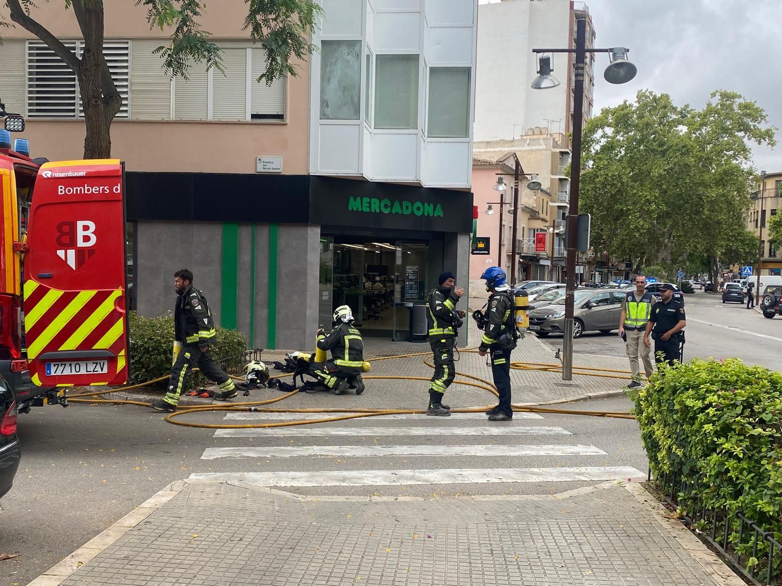 Explosión en un Mercadona de Manacor