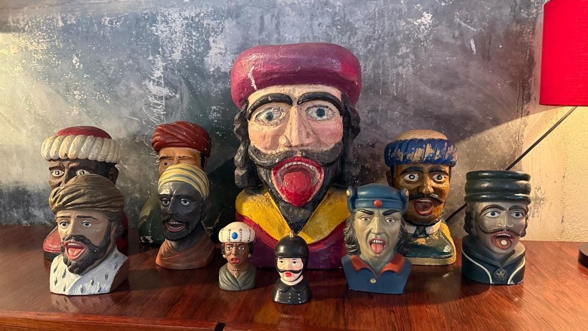 Alguna de las cabezas exóticas (Gaper) que dan nombre al 'showroom'.