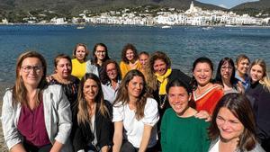 Las mujeres de la lista de Junts en Cadaqués.