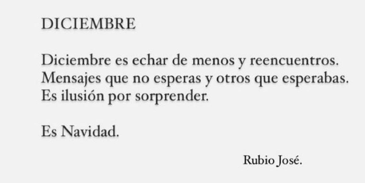 Una de las últimas publicaciones de Rubio José, con más de 50.000 likes en Instagram.