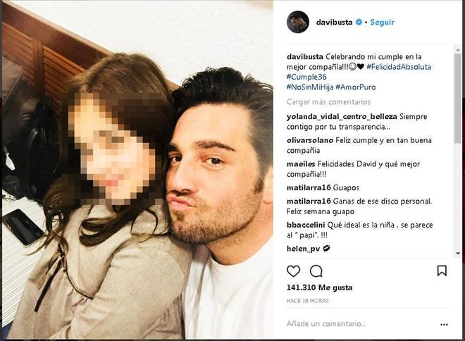 David Bustamante y su hija Daniella