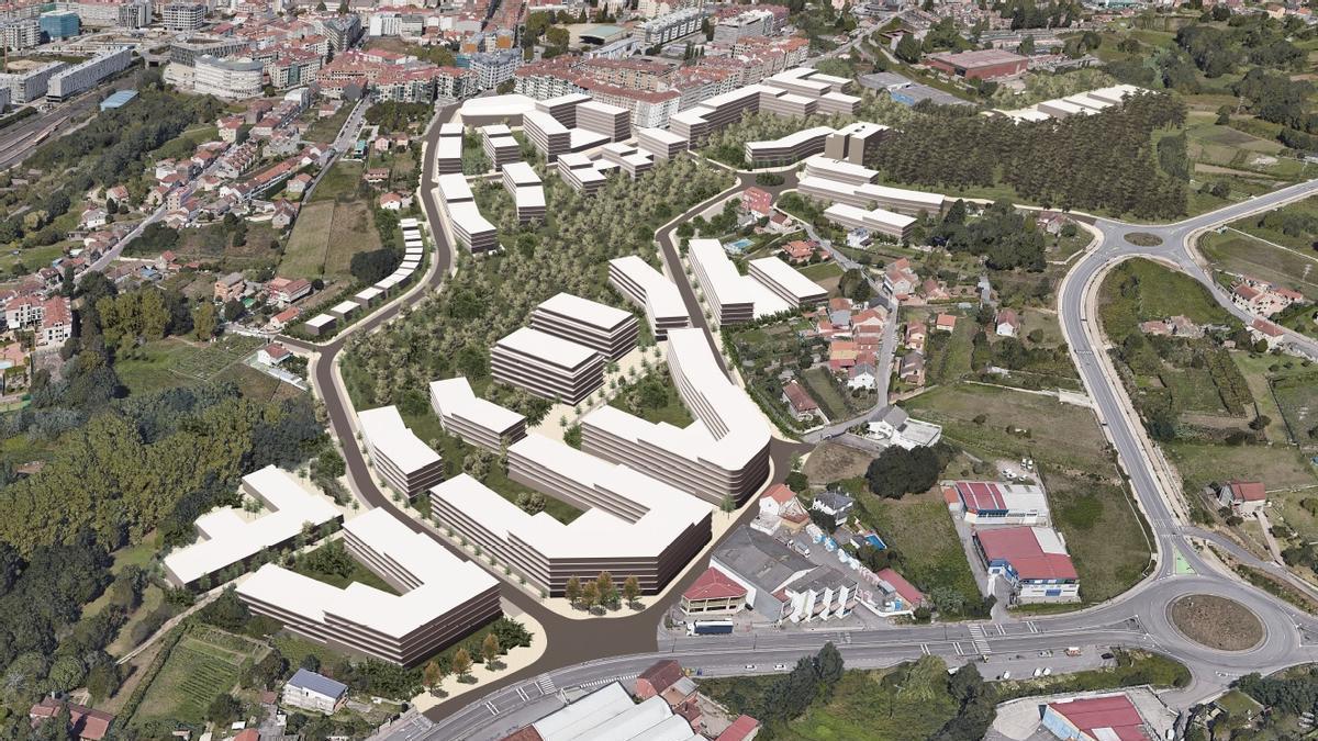 Infografía del futuro barrio