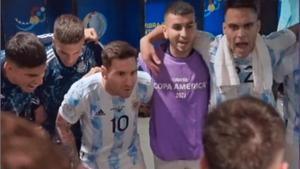 ¡Los pelos de punta! La arenga de Messi antes de la final de la Copa América. Para verlo en bucle