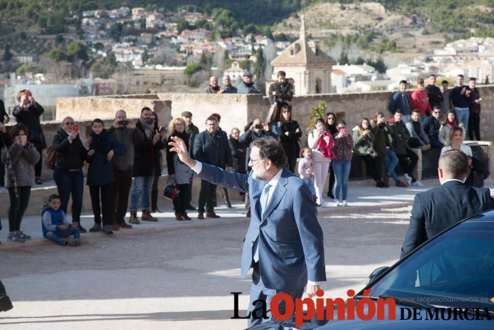 Visita de Mariano Rajoy a Caravaca