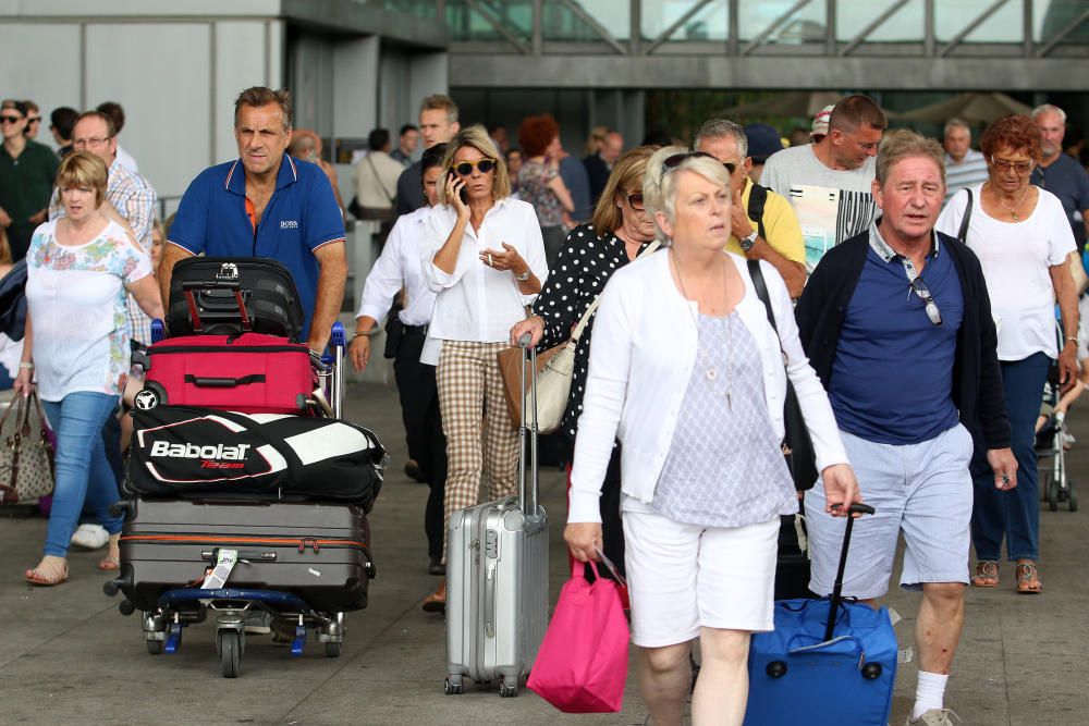 Operación retorno en el aeropuerto de Málaga