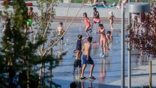 La canícula resquebraja las calles de Madrid en la segunda ola de calor del verano