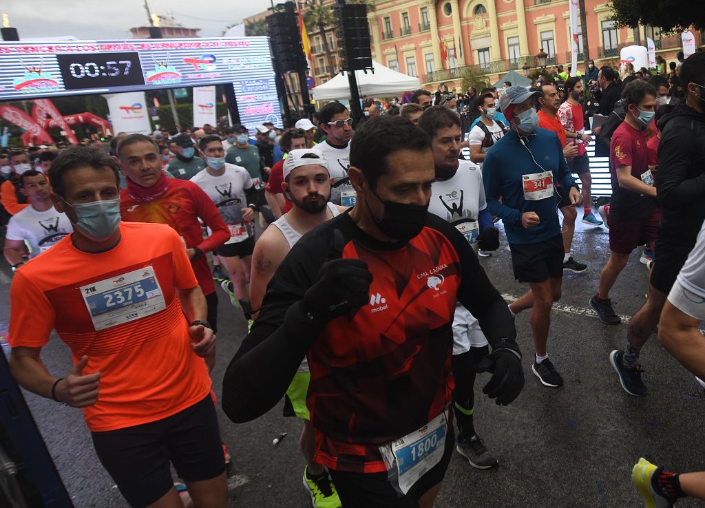 Así fue la salida de la maratón y la media maratón de Murcia (II)