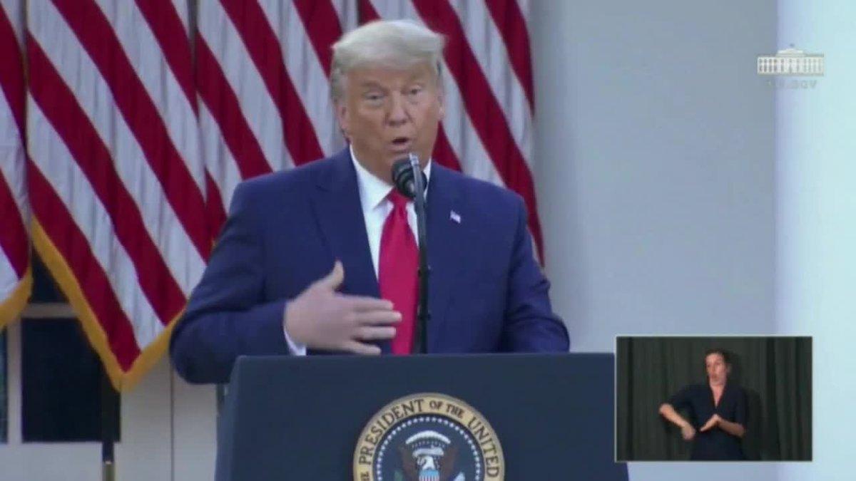 Trump: "Esta administración no llevara a cabo un confinamiento"