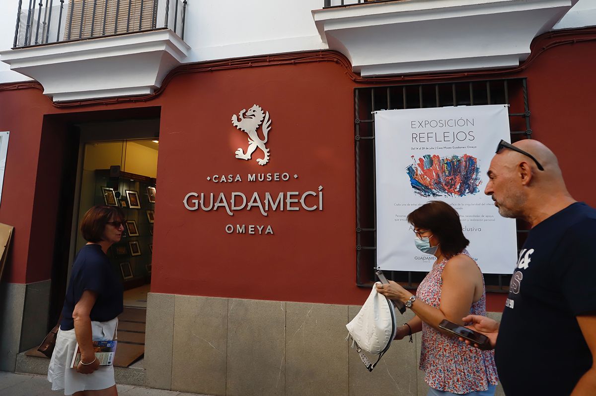 Inauguración de la muestra 'Reflejos' en la Casa Museo Guadamecí  Omeya