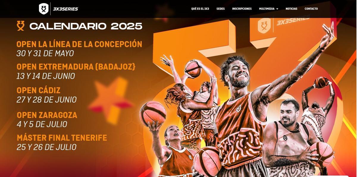 Calendario del 3x3 Series.