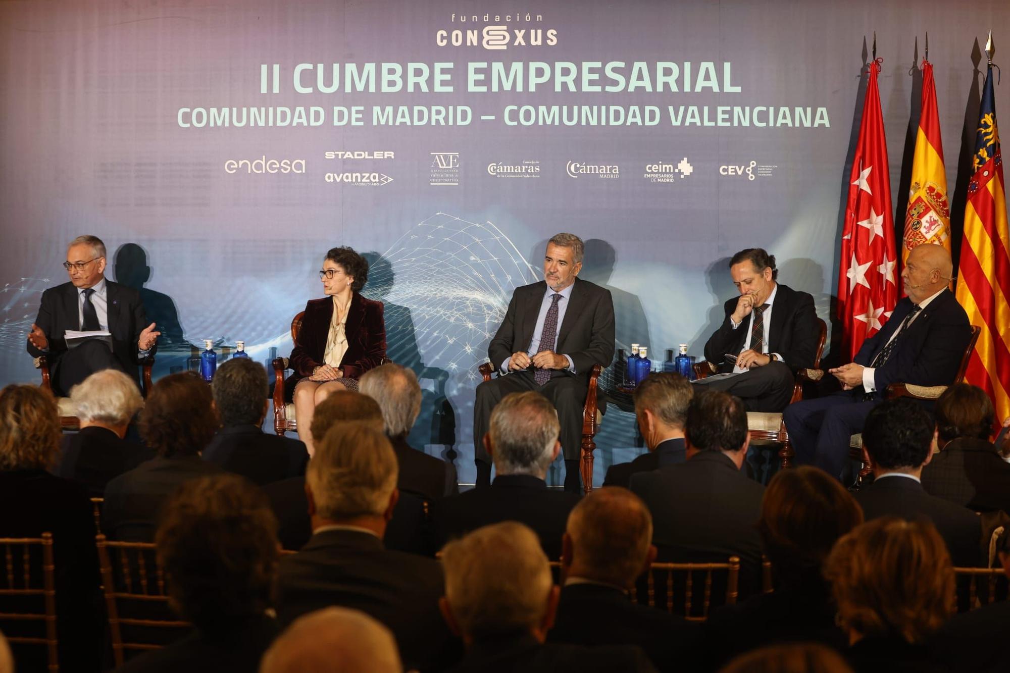La cumbre Madrid-Comunitat Valenciana en imágenes