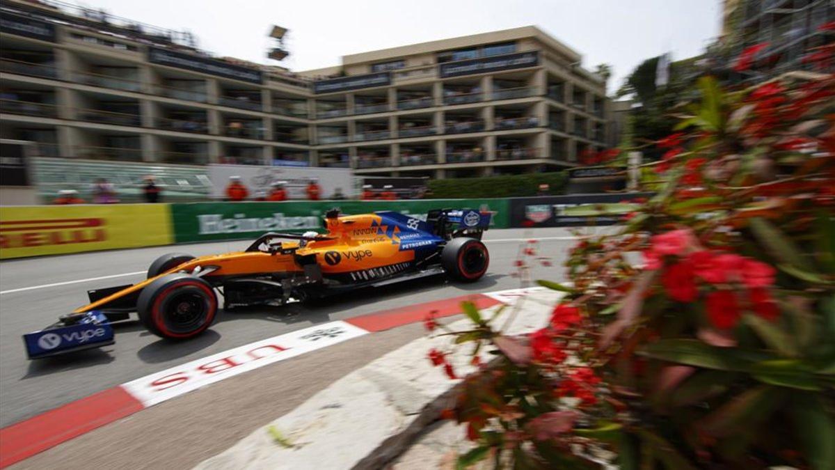 Carlos Sainz, durante el transcurso de la clasificación